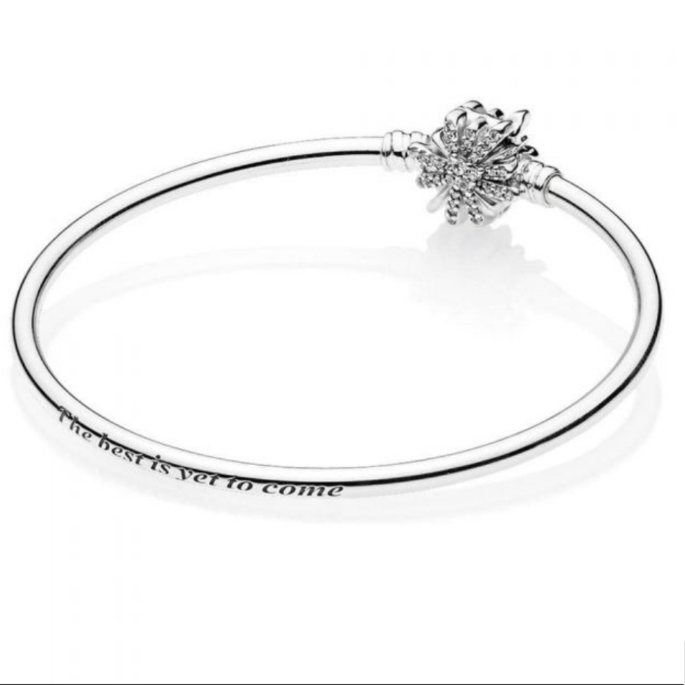 PANDORA Fireworks Limited Edition Silver Bangle